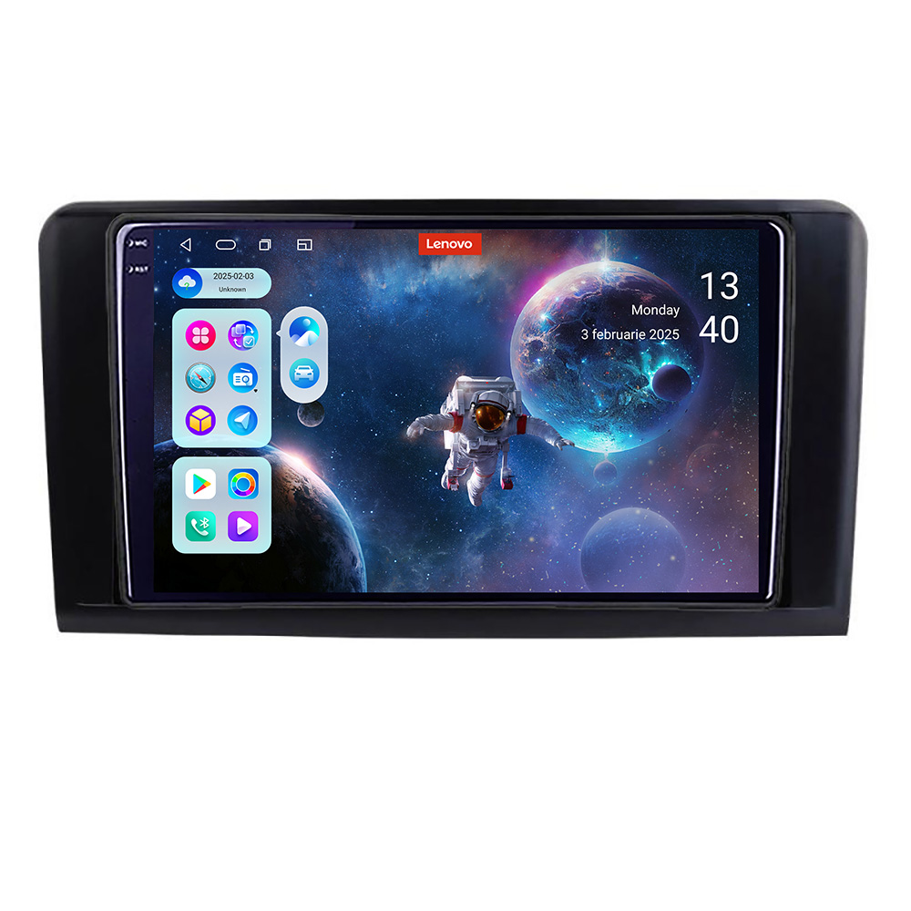 Navigație Android Lenovo QLED 2K pentru Mercedes ML W164 și GL X164 12+256GB