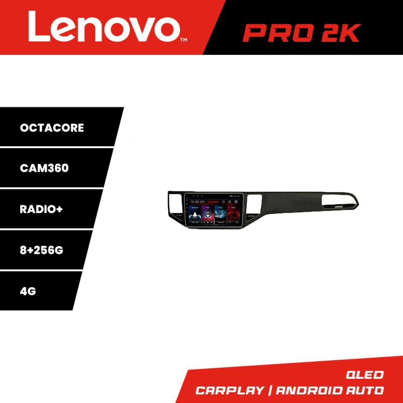 Navigatie Lenovo VW Golf Sportsvan 2016-2021 QLED 2K 8GB+256GB Android