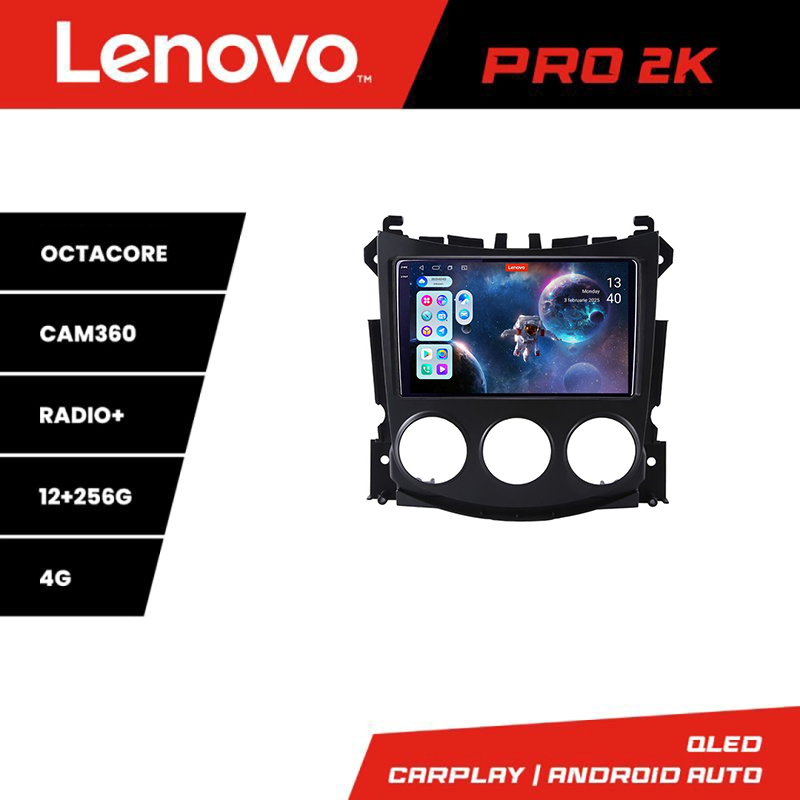 Navigație Android Nissan 370Z 2008-2012 QLED 2K 12GB+256GB Lenovo