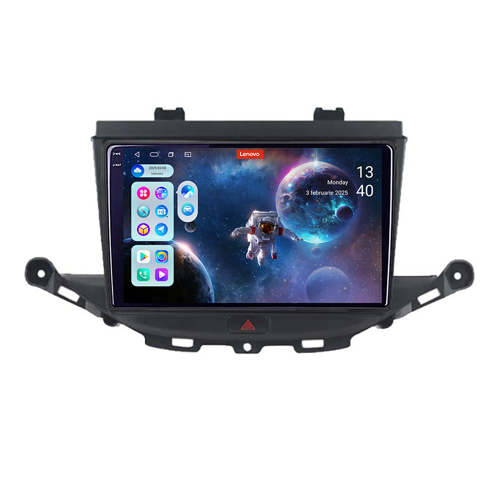 Navigație Opel Astra K Lenovo QLED 2K 12+256GB Android cu 360 și CarPlay