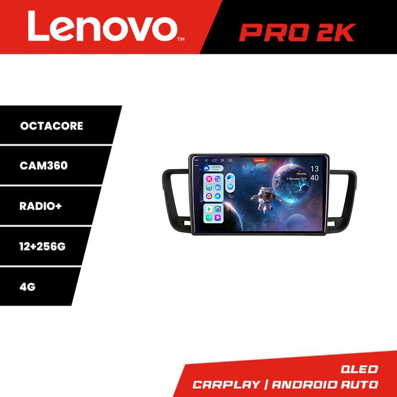 Navigație Android Peugeot 508 2010-2018 Lenovo QLED 2K 12+256GB 360
