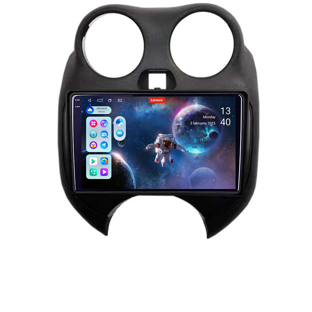 Navigație Nissan Micra 2010-2014 Android QLED 2K, 12GB+256GB, 360 Lenovo