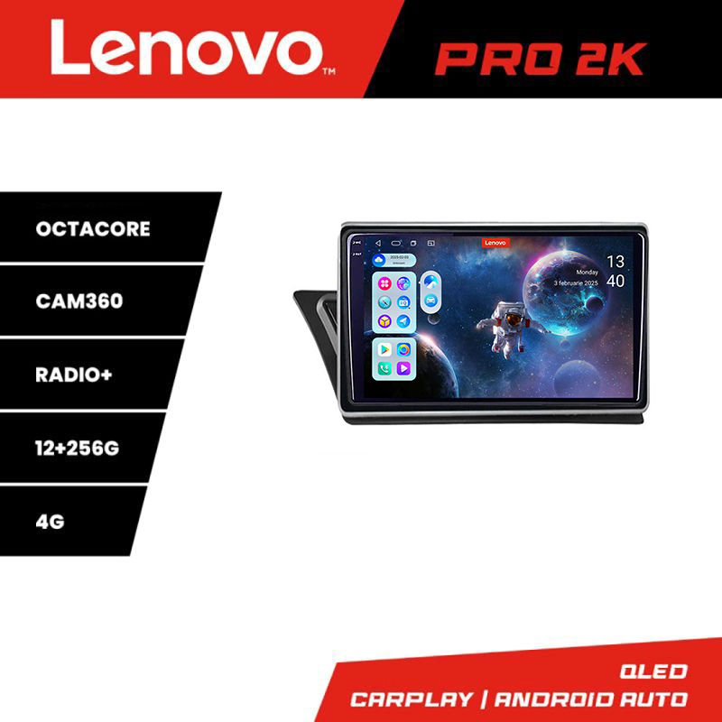 Navigație Android Audi Q5 2008-2016 NON-MMI Lenovo QLED 2K 12+256 GB