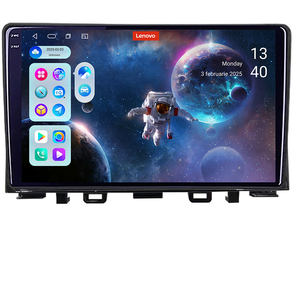 Navigație Android Kia Rio 2019+ QLED 2K, 12GB RAM, 256GB, 360 Lenovo