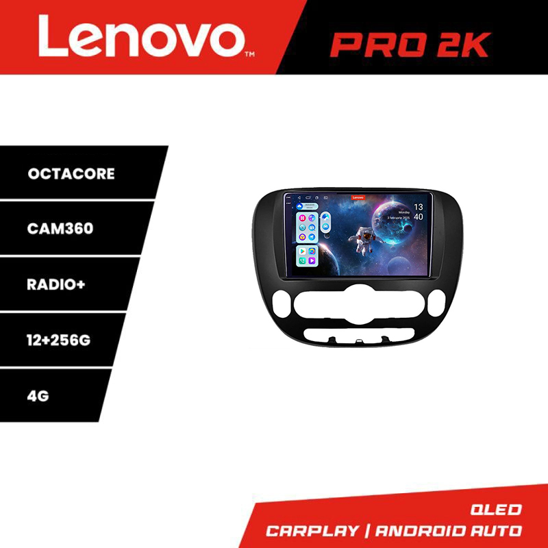 Navigatie Android Kia Soul 2014-2019 QLED 2K, 8 Core, 12GB+256GB, 360