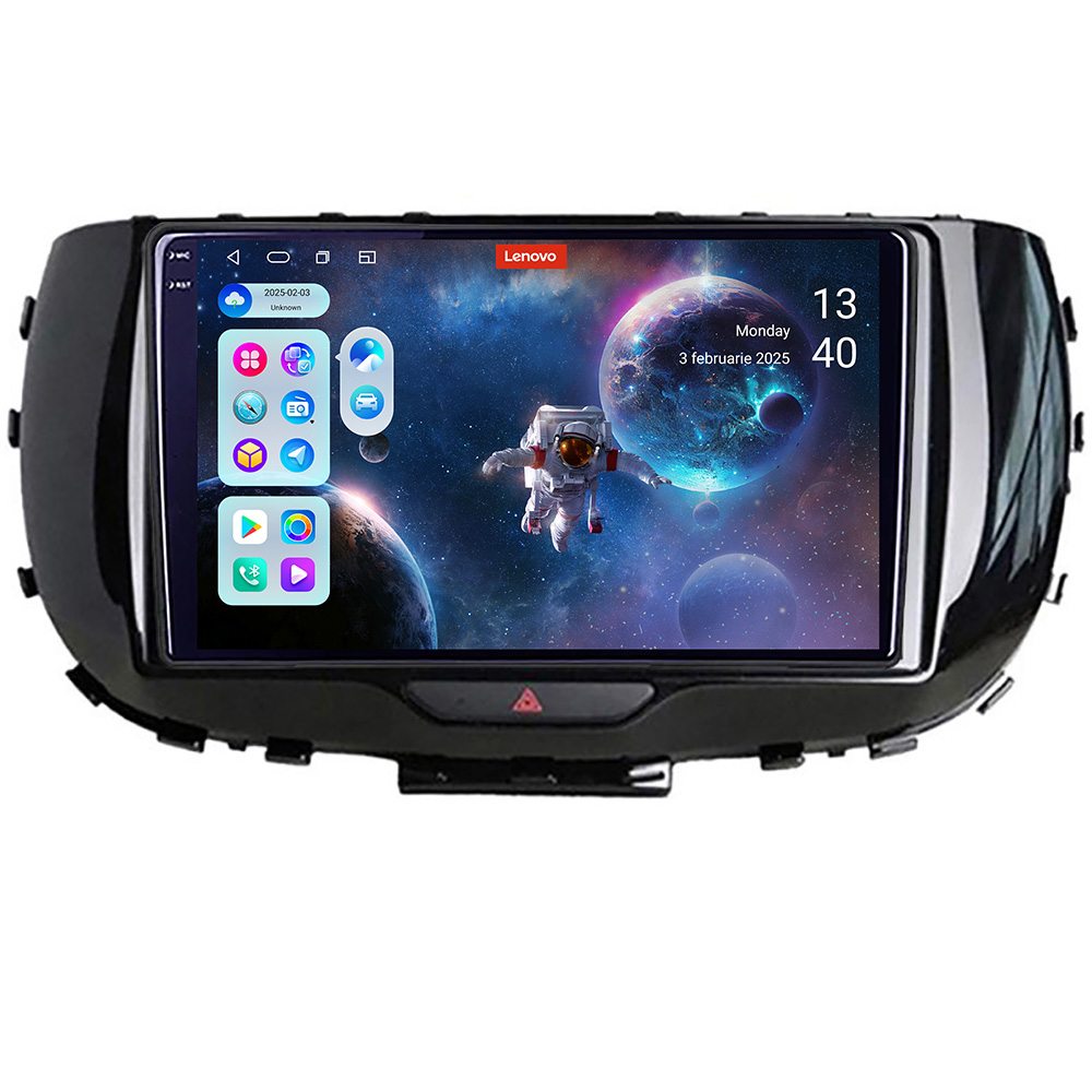 Navigatie Android Kia Soul 2020+ Lenovo QLED 2K, 12GB RAM, 256GB, 360