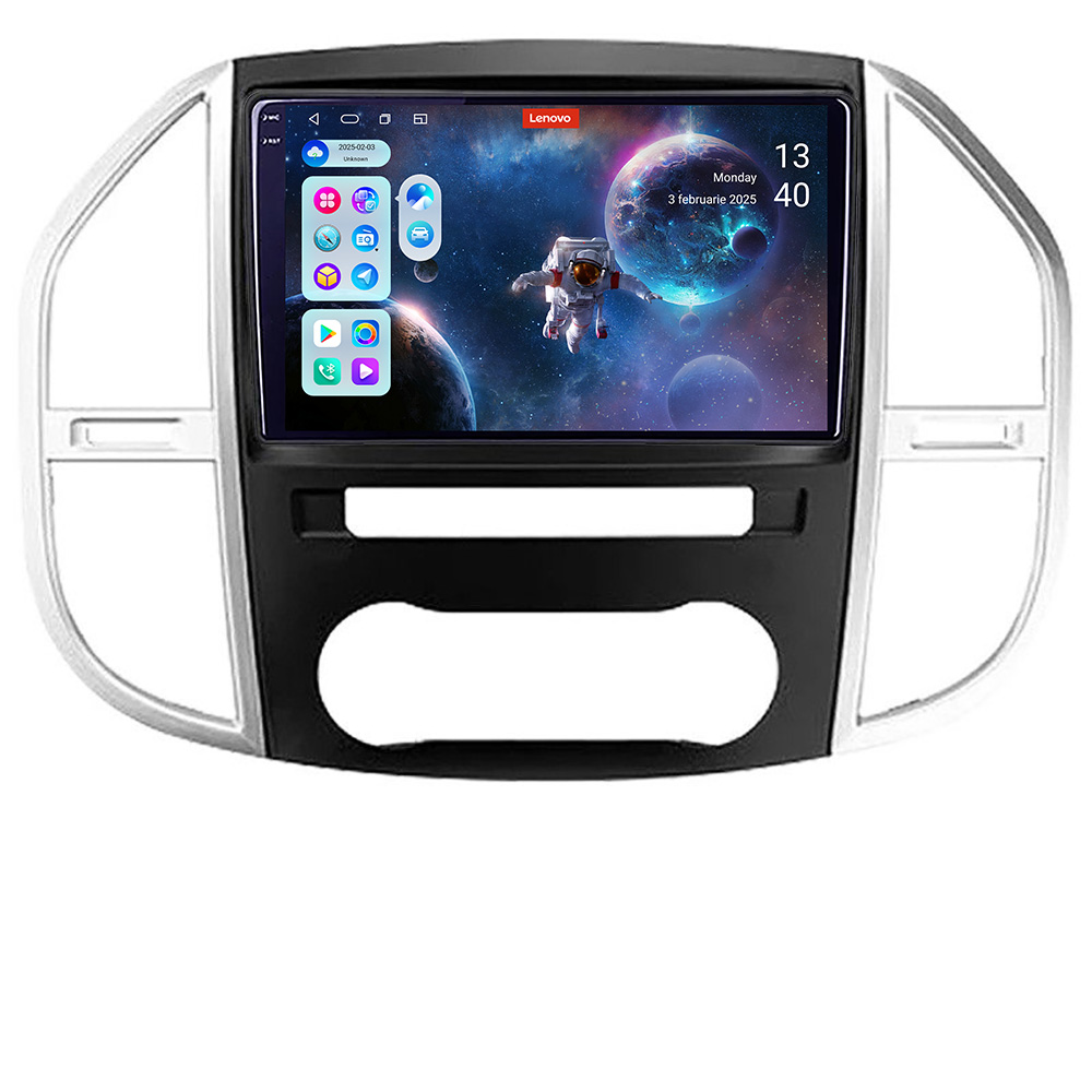 Navigație Android Mercedes Vito W447 2016+ QLED 2K 12GB+256GB Lenovo