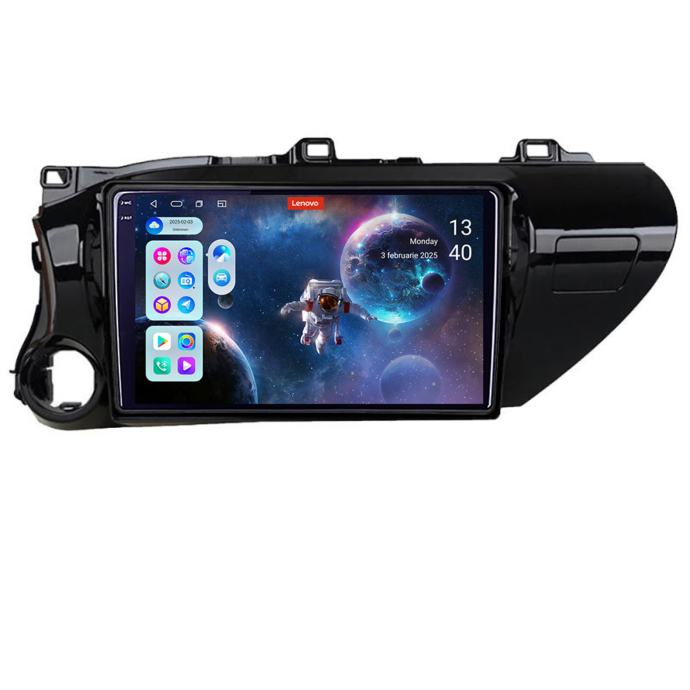 Navigatie Toyota Hilux 2016+ Lenovo QLED 2K Android 12GB RAM 256GB