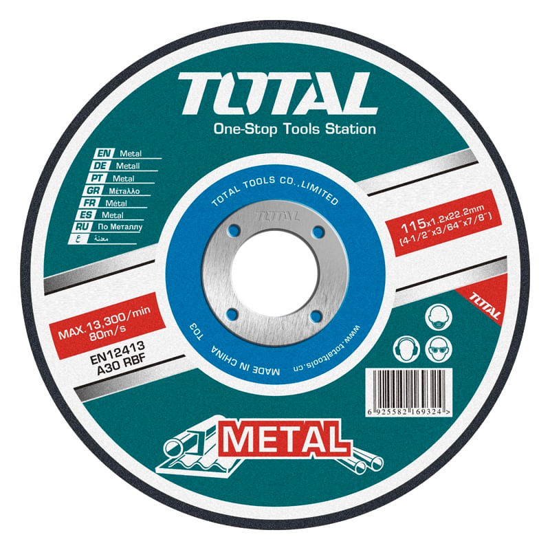 Disc debitare metal si inox TOTAL 230 mm, grosime 1.9 mm