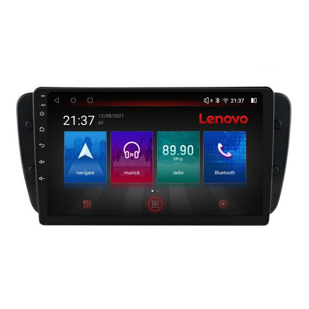 Navigatie Android Lenovo pentru Seat Ibiza 2008-2014, QLED, 4GB+64GB