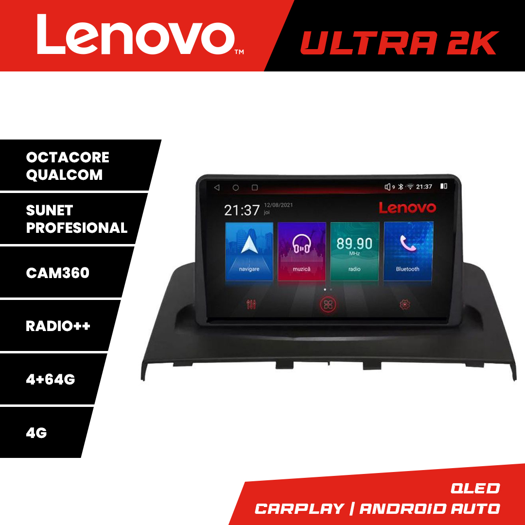 Navigație Android Land Rover Freelander 2007-2015 QLED 4+64GB 360 Lenovo