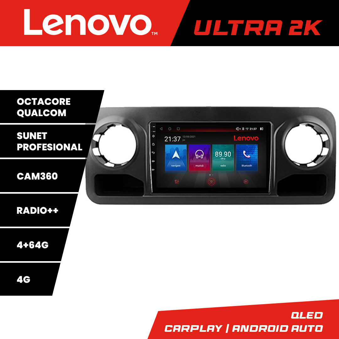 Navigație Android Kia Stonic 2016-2020 QLED 4+64GB GPS 360 Lenovo