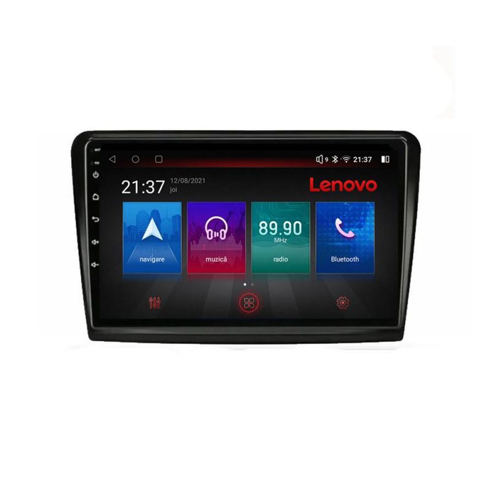 Navigatie Android Lenovo pentru Skoda Superb 2, QLED, 4GB+64GB, 360