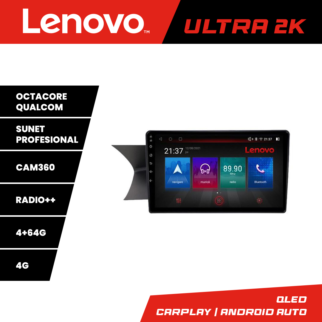 Navigație Mercedes C W204 NTG4.5 2012-2015 QLED 4+64GB Android Lenovo