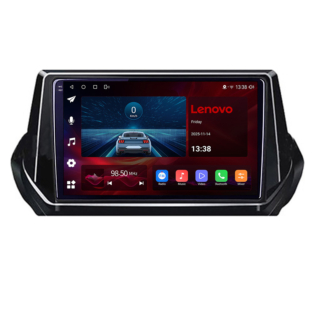 Navigație Peugeot 2008 2020+ QLED 2K, 8GB RAM, 128GB, 4G, CarPlay