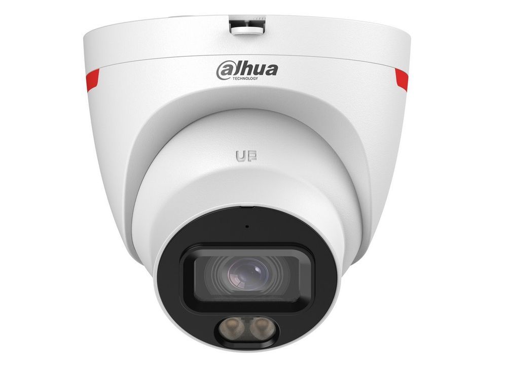 Camera IP Dahua, 2MP, lumina calda 30m, WizSense, microfon, detectare anomalii, IP67 - IPC-HDW2249T-S-LED-0280B-PRO SafetyGuard Surveillance