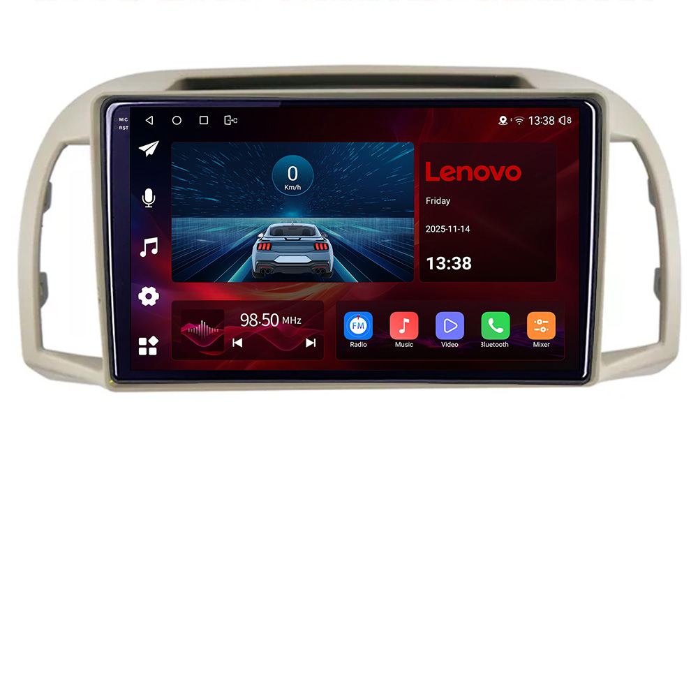 Navigație auto Nissan Micra 2002-2010, 4G, 8GB RAM, 128GB, QLED 2K