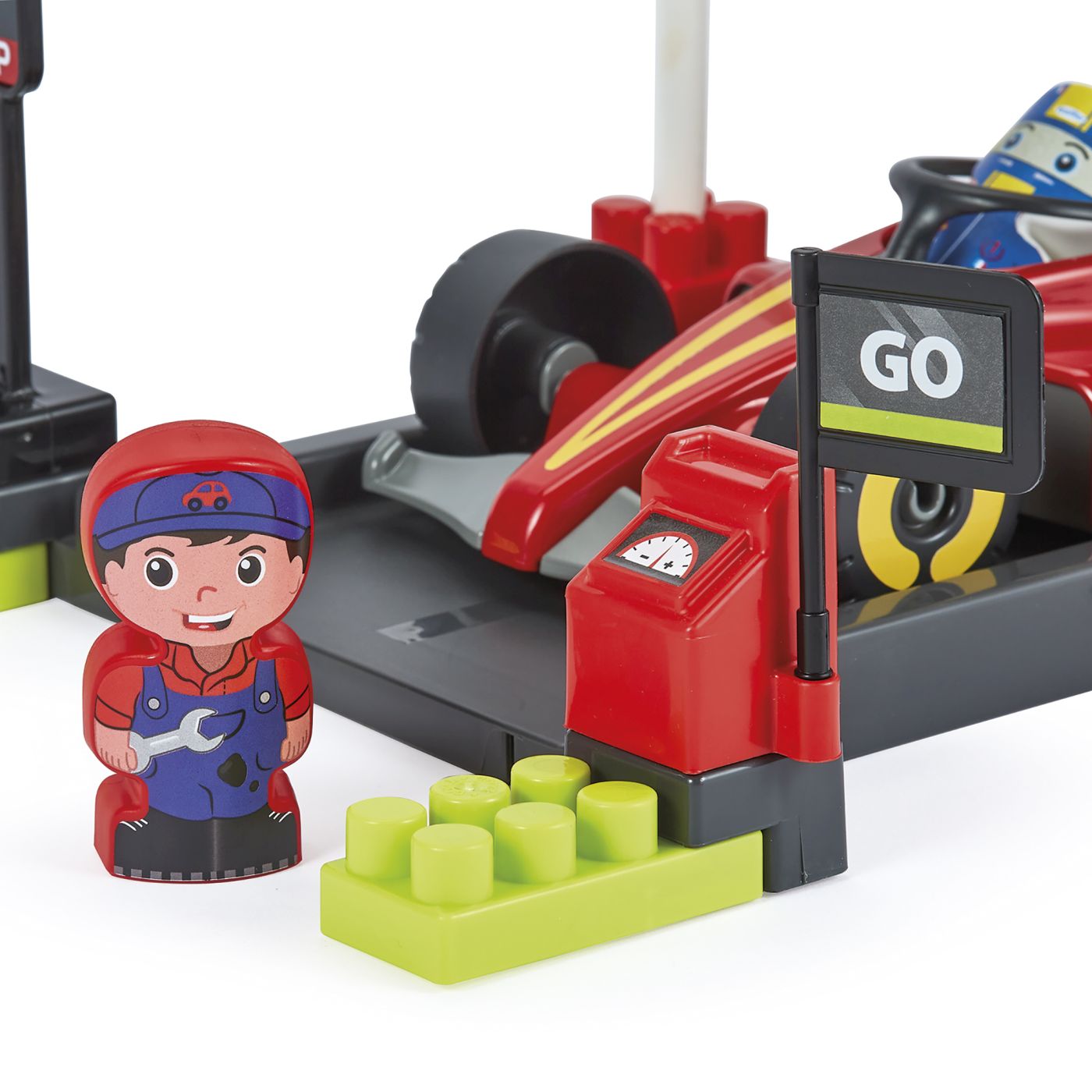 Set construcție Abrick Oprire la Boxe Formula 1, 37 piese