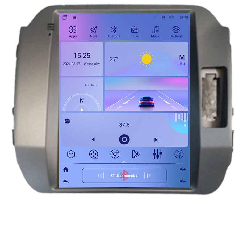 Navigație Tesla Kia Sportage 2010-2015 cu GPS, CarPlay, Android Auto, 2GB+32GB