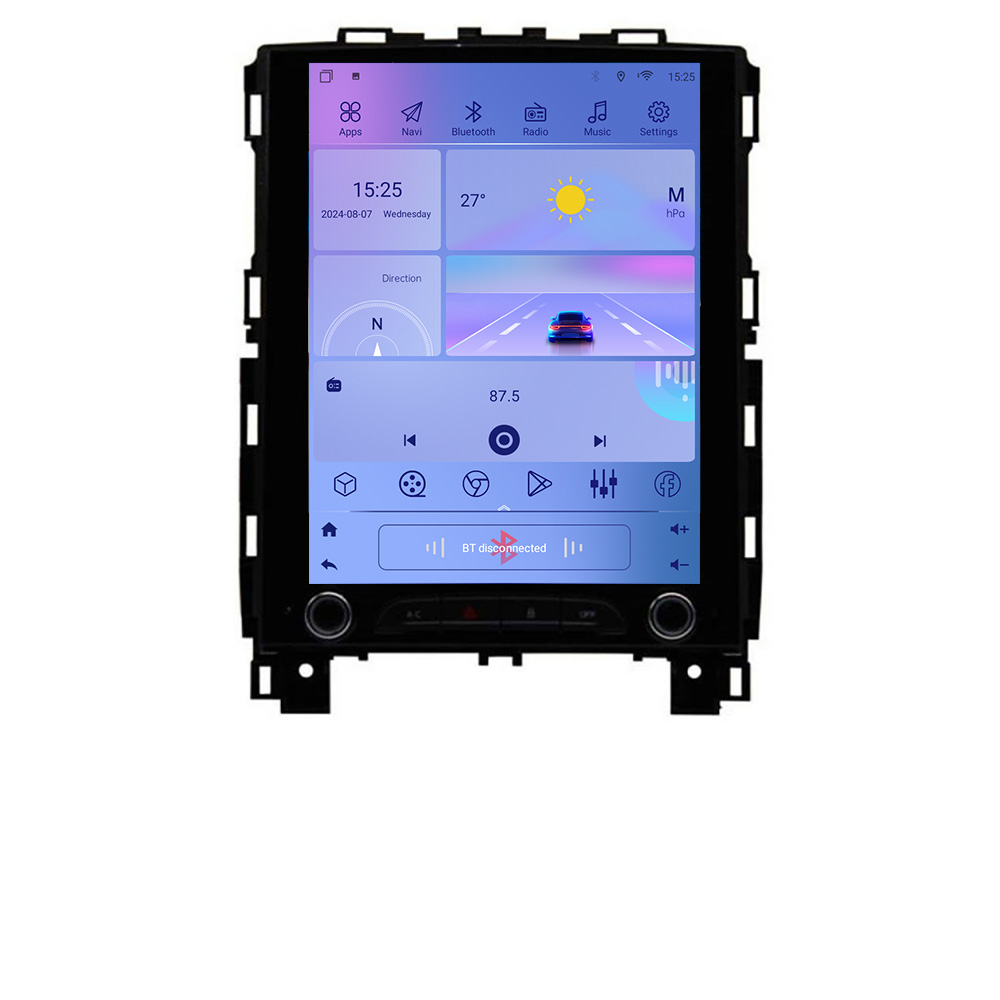 Navigație Tesla Renault Megane 4 2016-2024 cu CarPlay, Android Auto și 2GB+32GB