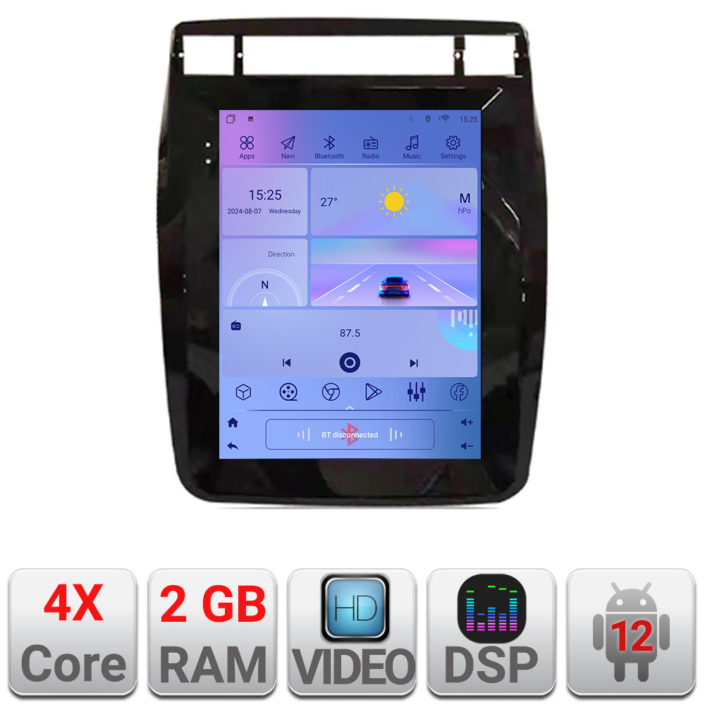 Navigație auto VW Touareg 2010-2018 QLED 9.7 inch, 2GB RAM, 32GB, 4G