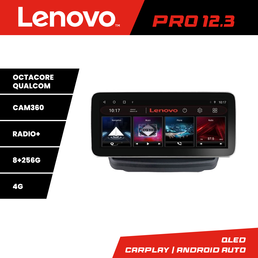 Navigație Hyundai Genesis Lenovo PRO 12.3 inch QLED 8+256GB 4G DSP