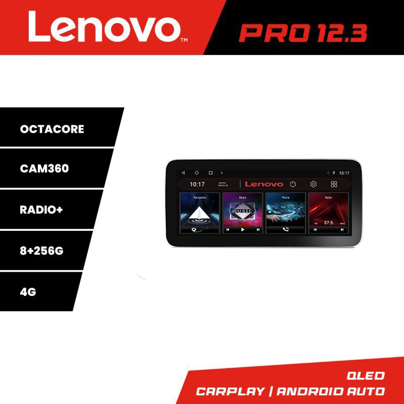 Navigație Toyota Land Cruiser V8 L200 2008-2019 Lenovo Pro 12.3 QLED 8+256GB 4G