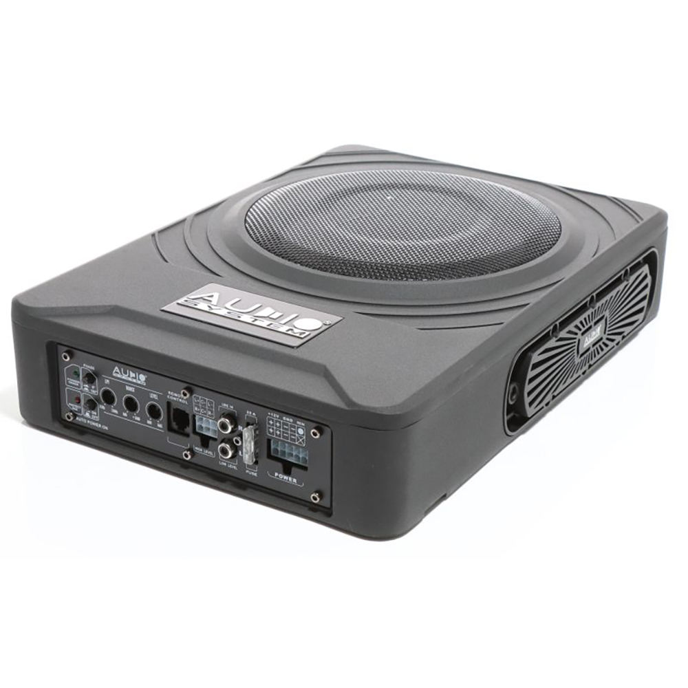Subwoofer activ sub scaun Audio System 8 inch, 225 W RMS, cu telecomanda bass