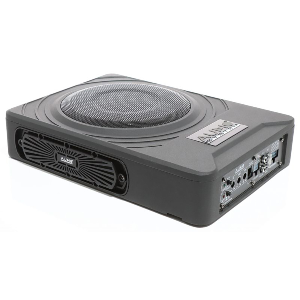 Subwoofer activ sub scaun Audio System 8 inch, 225 W RMS, cu telecomanda bass