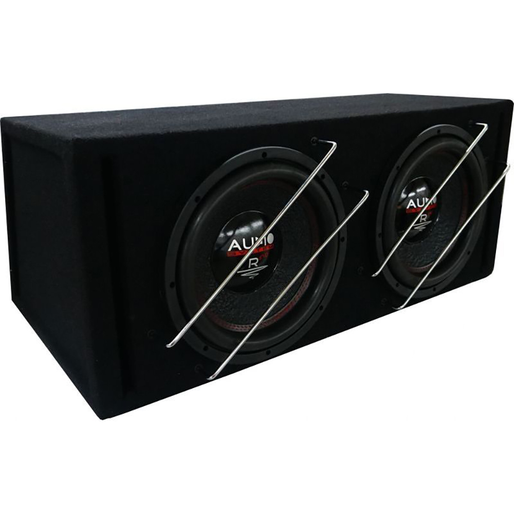 Subwoofer pasiv Audio System cu incinta bass reflex, 1200 W RMS, 2x12 inch