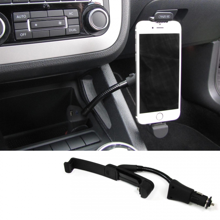 Suport activ pentru telefonul mobil în mașină cu stație de încărcare pentru iPhone 5 5C 5S 5SE 6 6S Performance AutoTuning