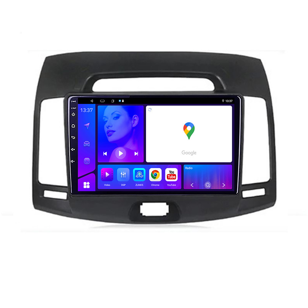 Navigatie Android Hyundai Elantra 2007-2011, 4GB RAM, 64GB, CarPlay