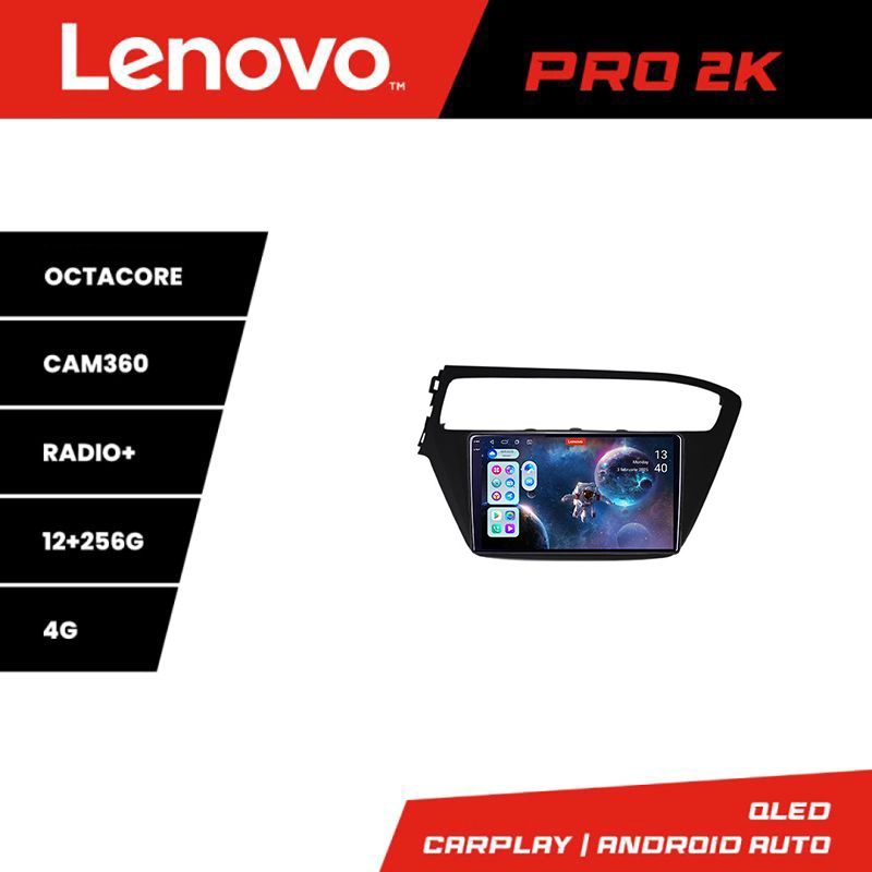 Navigatie Android Hyundai i20 2014-2019 Lenovo QLED 2K 12GB+256GB