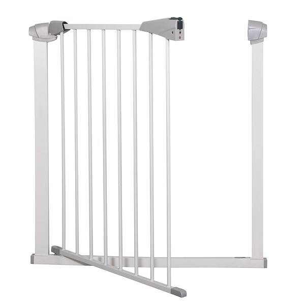 Poarta de siguranta Safety Gate pentru scari, ajustabila 132-141 cm, din otel, alba Household NewTrend