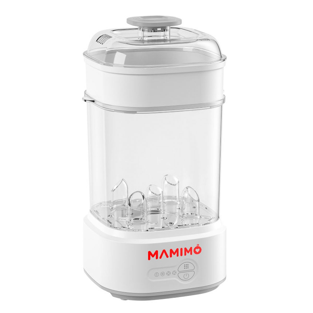 Sterilizator bibroane electric cu aburi si functie uscare Mamimo BSD2005, 5 biberoane, sterilizare rapida, oprire automata
