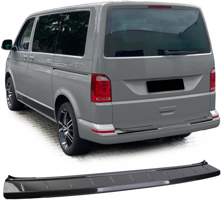 Protector de bumper ABS cu aspect de carbon, potrivit pentru VW Bus T5 T6 cu hayon Performance AutoTuning