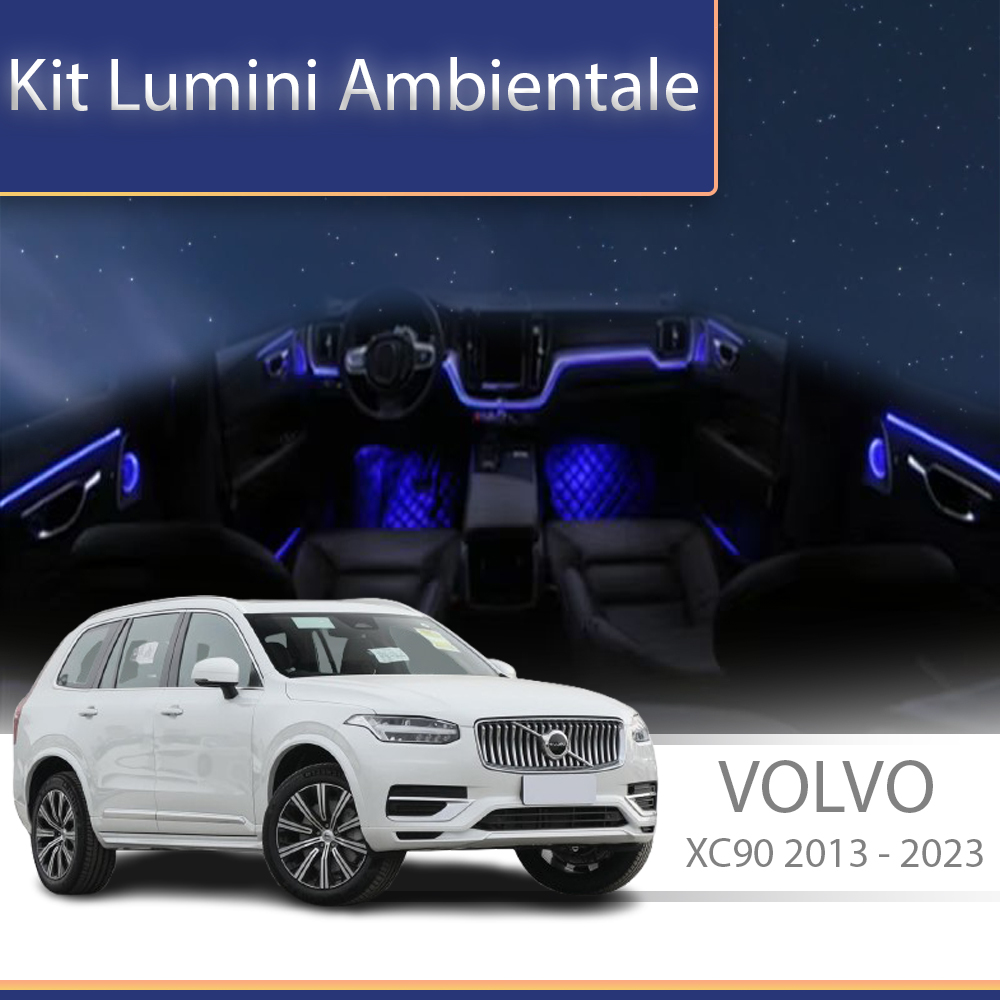 Kit lumini ambientale Volvo XC90 2013-2023, control telefon sau sistem original