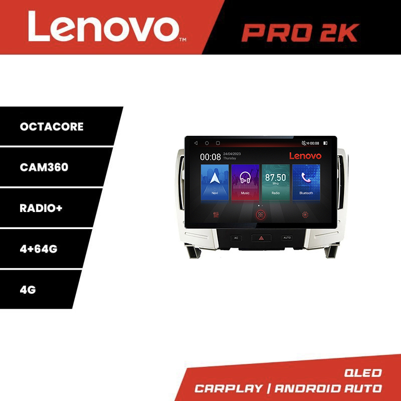 Navigație Lexus RX300 2003-2008 Lenovo PRO 4+64GB, 13 inch 2K, 4G