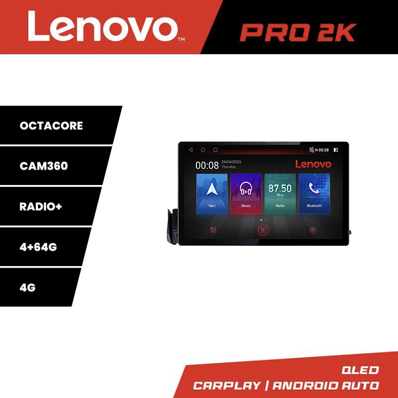 Navigație Mazda 6 2018+ Lenovo PRO 4+64GB 13 inch 2K Android 4G DSP