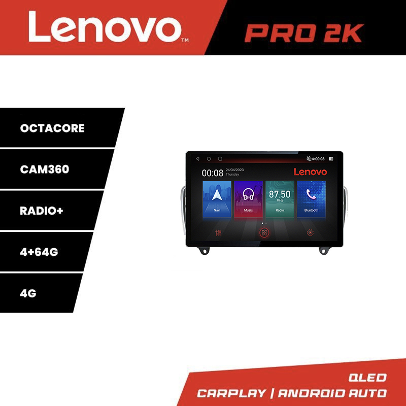 Navigație Mercedes ML W166 NTG4.5 Lenovo Pro 4GB+64GB 13 inch 2K 4G