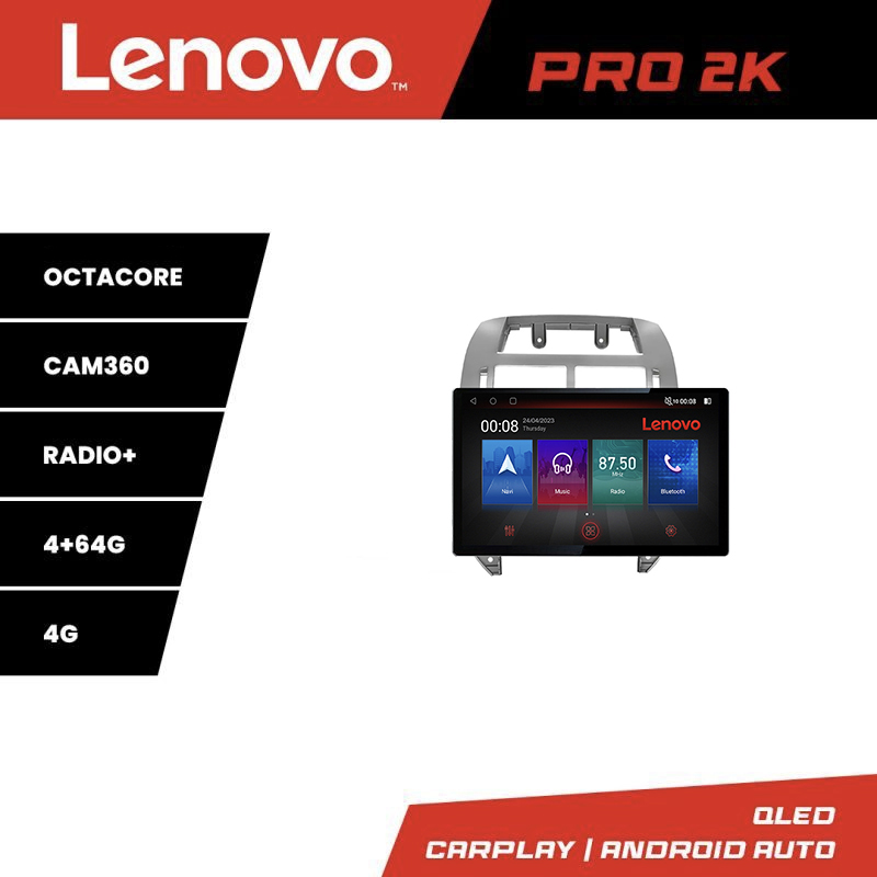Navigatie Android VW Polo 2004-2011 Lenovo PRO 13 inch 2K, 4G, 4+64GB