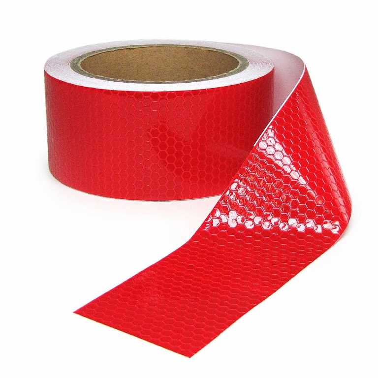 Bandă de semnalizare bandă de marcare bandă de barieră autoadezivă reflectorizantă roșie 10m Performance AutoTuning