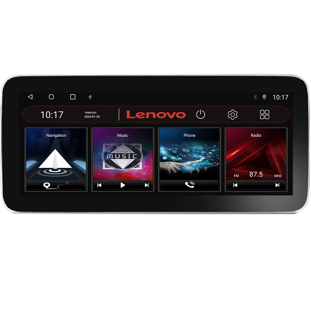 Navigație Audi A4 B6 Lenovo PRO 12.3 QLED, 8+256GB, 4G, GPS, DSP