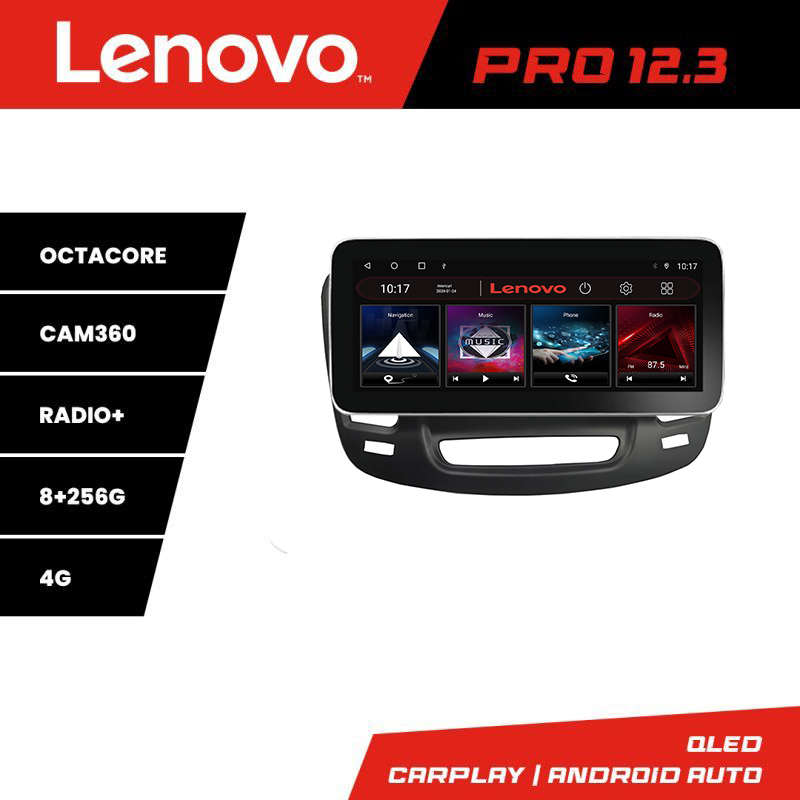 Navigație Chrysler 200 2015-2019 Lenovo PRO 12.3 QLED 8GB+256GB 4G