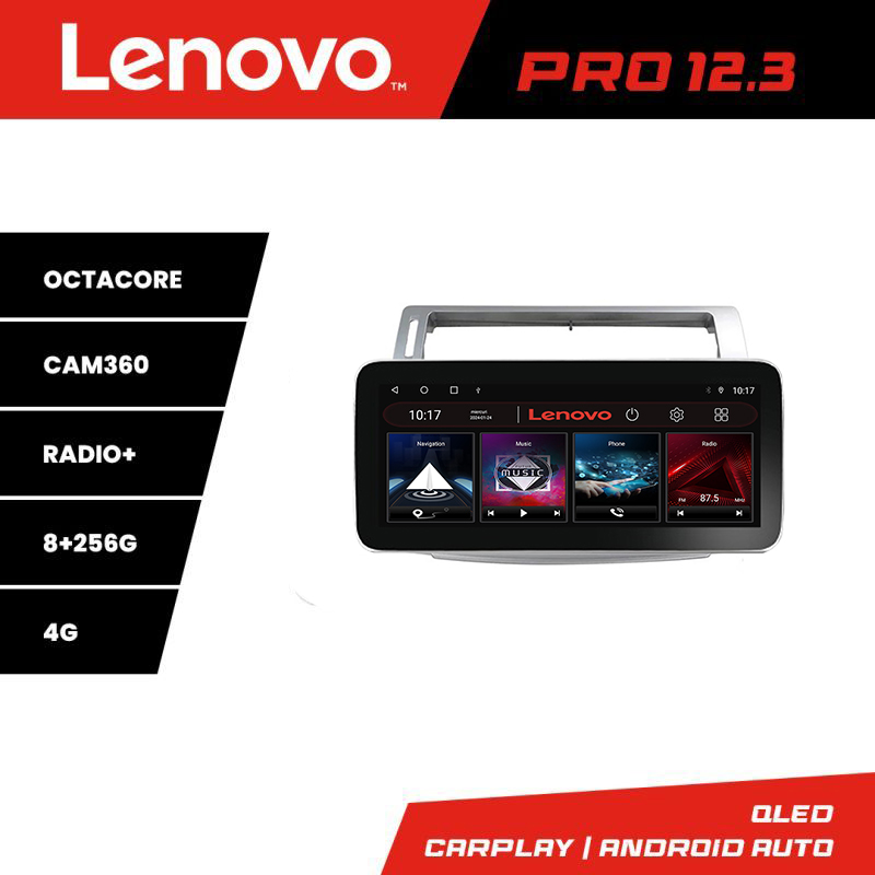 Navigație Citroen C4 2005-2010 Lenovo Pro 12.3 QLED 8+256GB 4G GPS