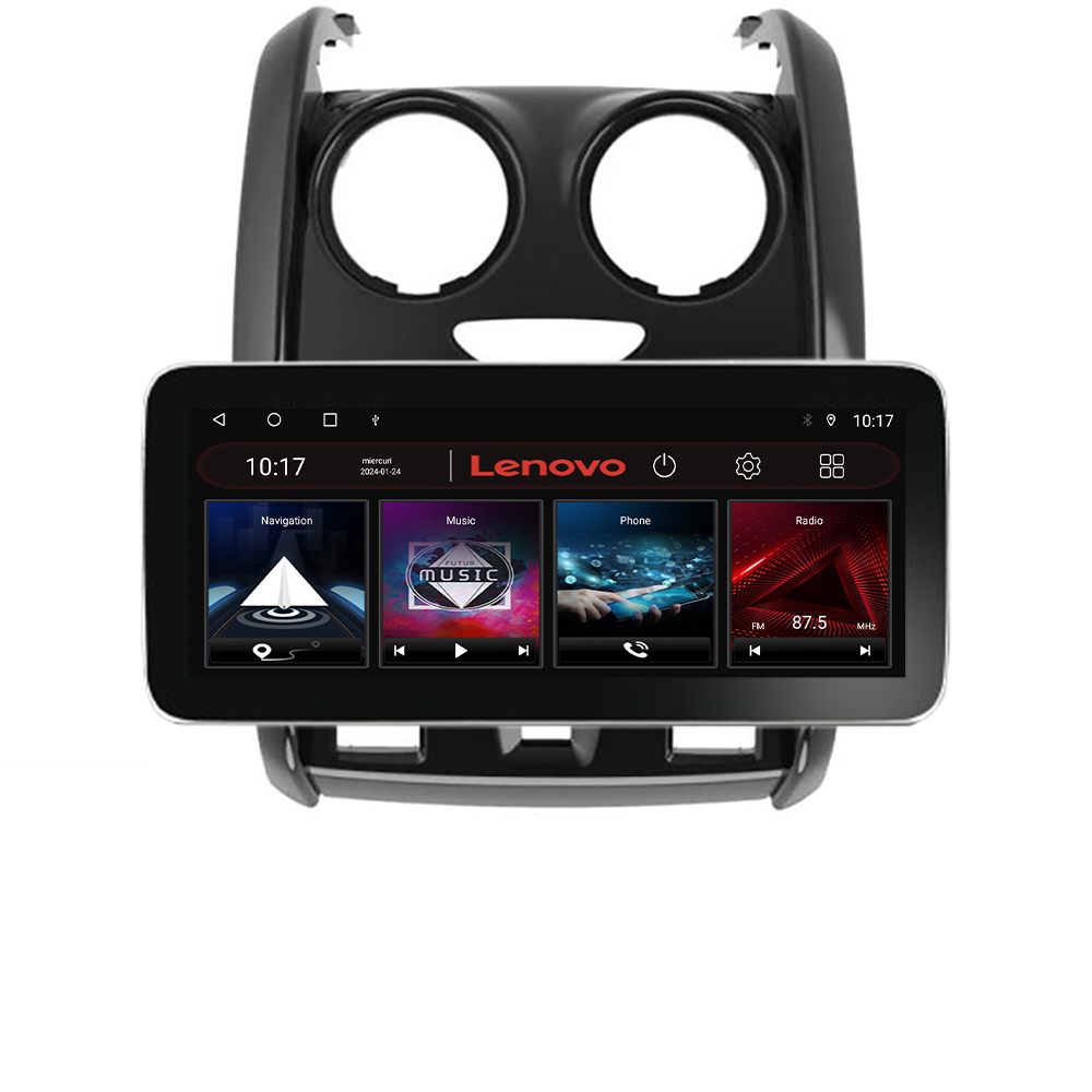 Navigatie Lenovo PRO 12.3 QLED 4G pentru Dacia Duster 2012-2019