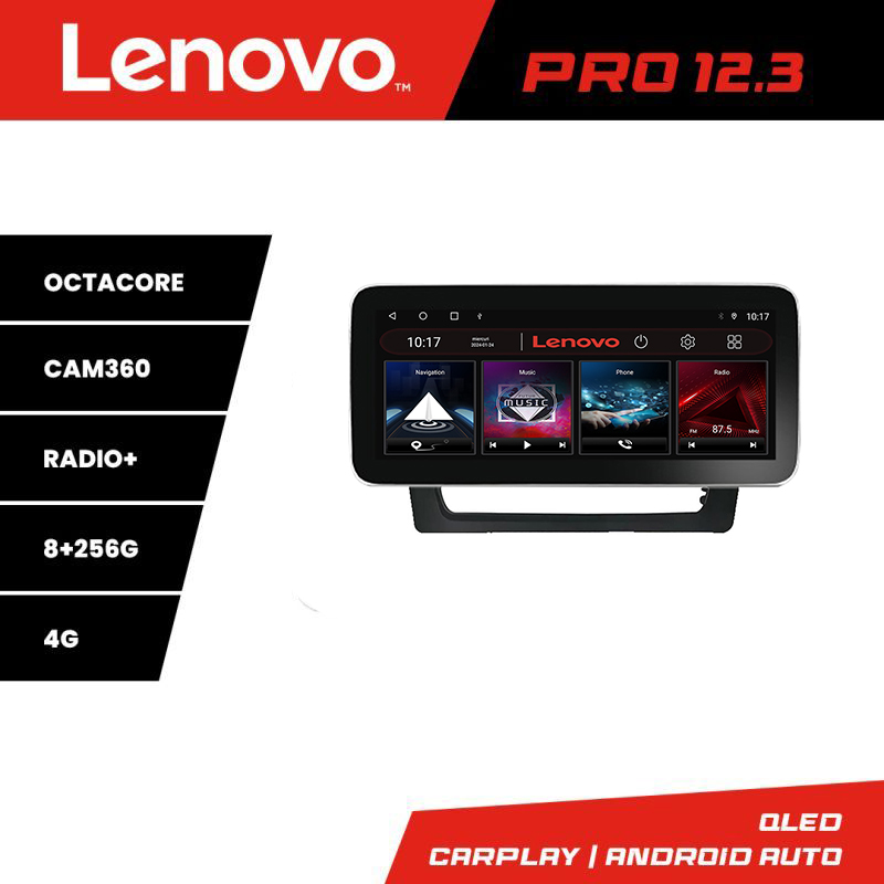 Navigație Mitsubishi ASX 2020 Lenovo PRO 12.3 inch QLED, 8GB RAM, 256GB