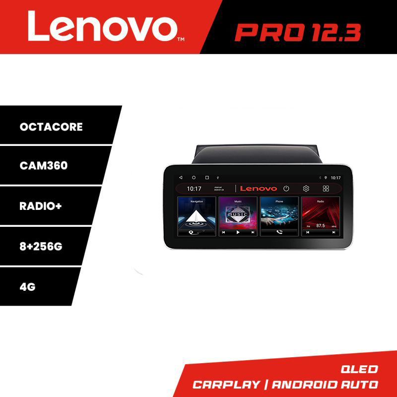 Navigație Mitsubishi L200/Pajero 2006-2014 Lenovo PRO 12.3 QLED 8+256GB 4G