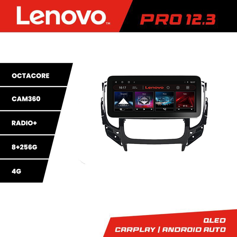 Navigație Mitsubishi L200 2014-2020 Lenovo PRO 12.3 QLED 8GB+256GB 4G
