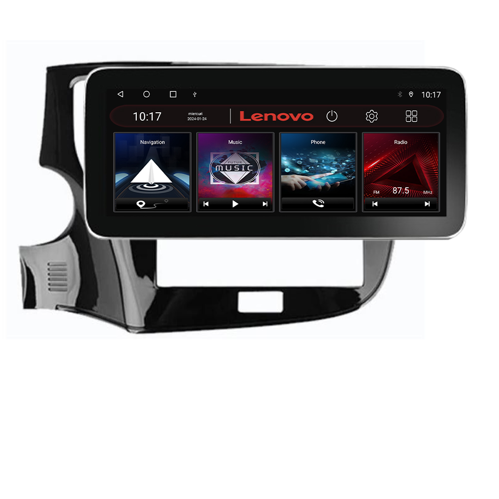 Navigatie Android Mitsubishi Outlander 2013-2019 Lenovo PRO 12.3 QLED 8+256GB 4G